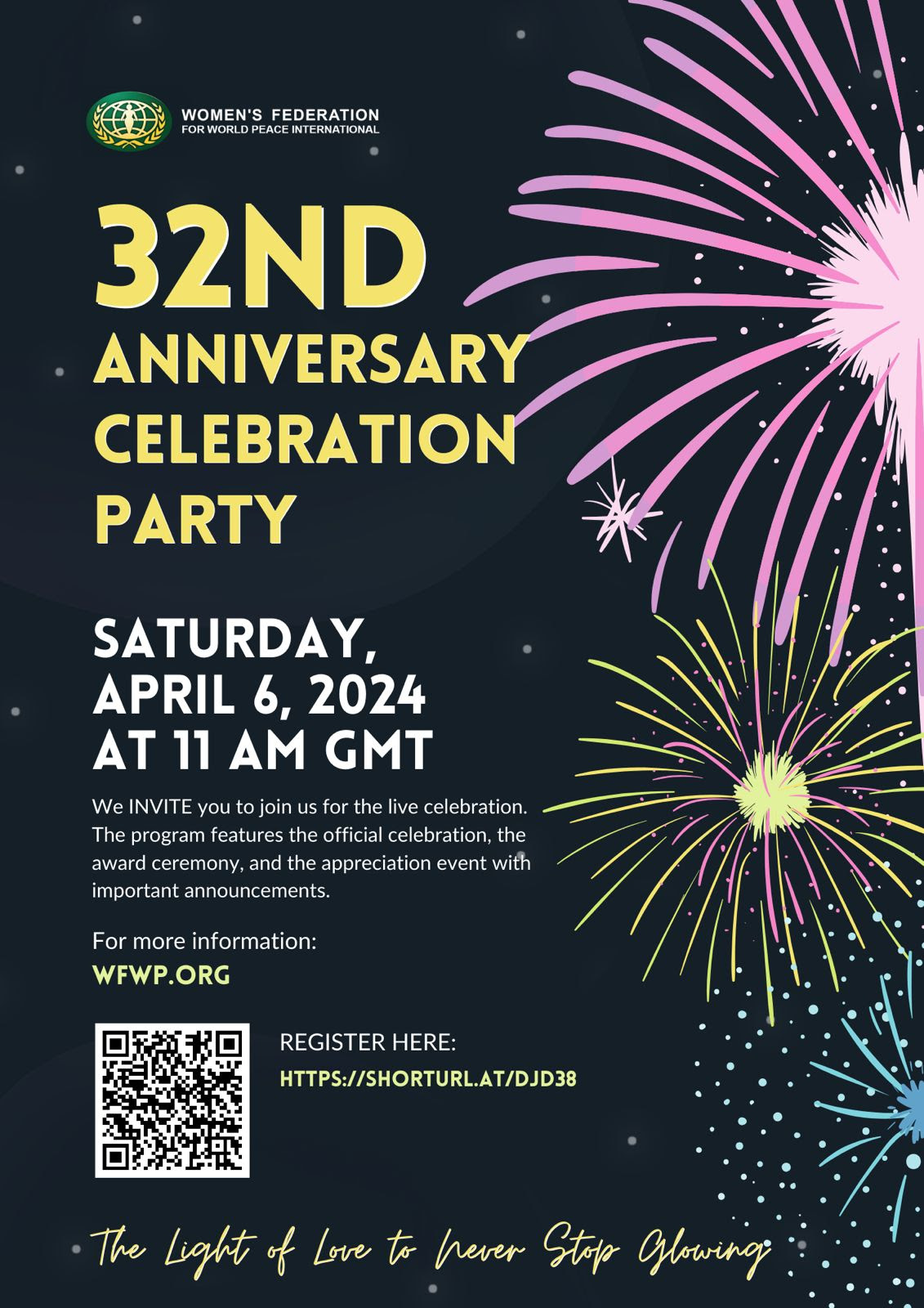 [WFWP 인터내셔널] 창립 32주년 기념 온라인 행사