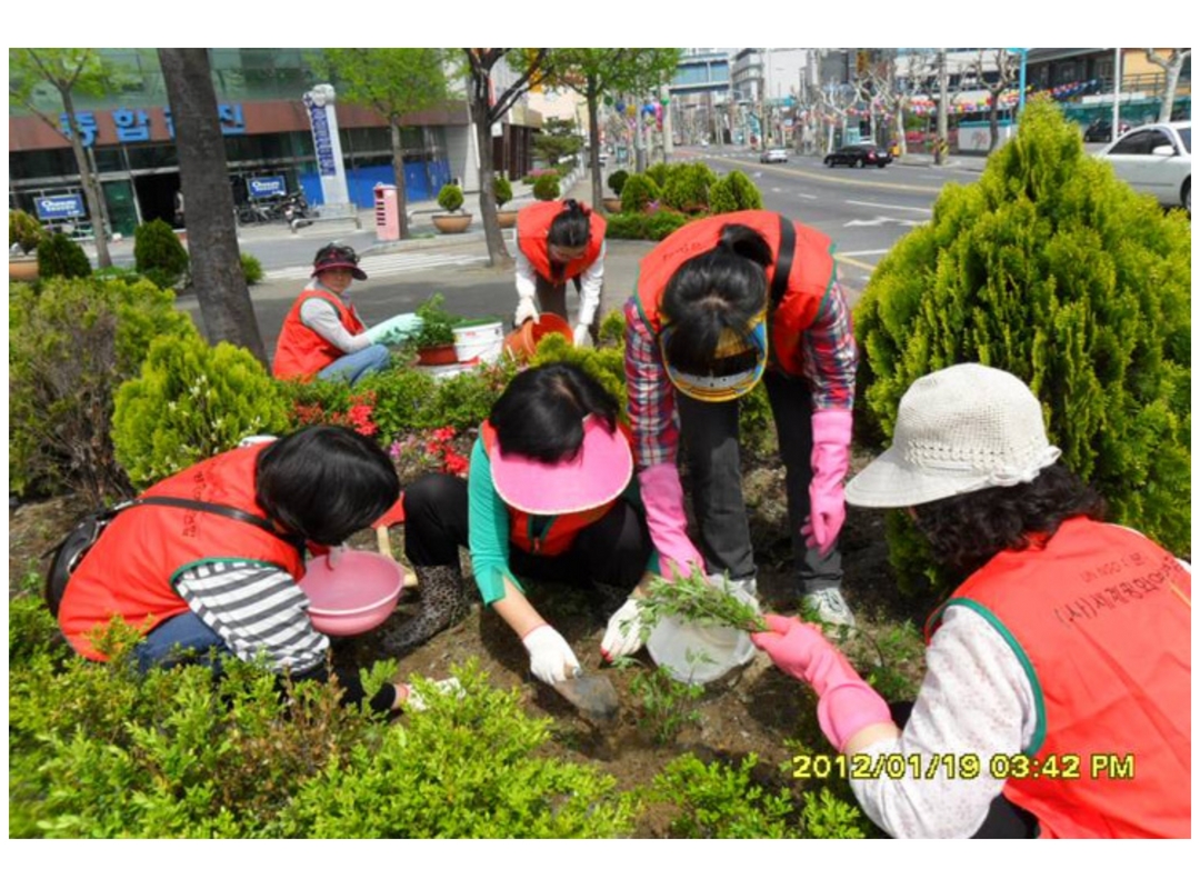대전지부- 봄맞이 화단 가꾸기 및 요양원 봉사