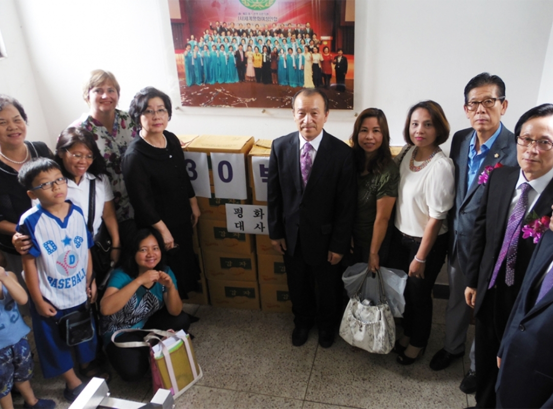 구호나눔 | [서울 양천지부] 다문화가정 감자 기증 전달식