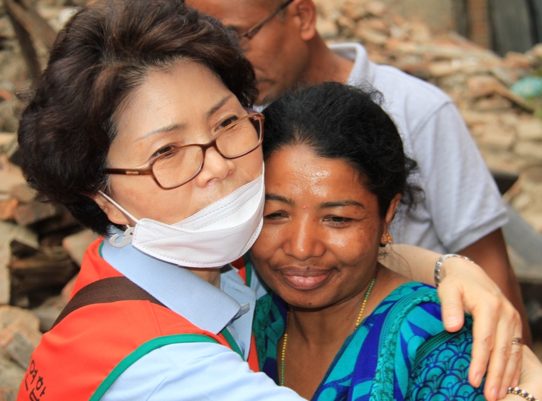 구호나눔 | 네팔 지진피해 구호활동