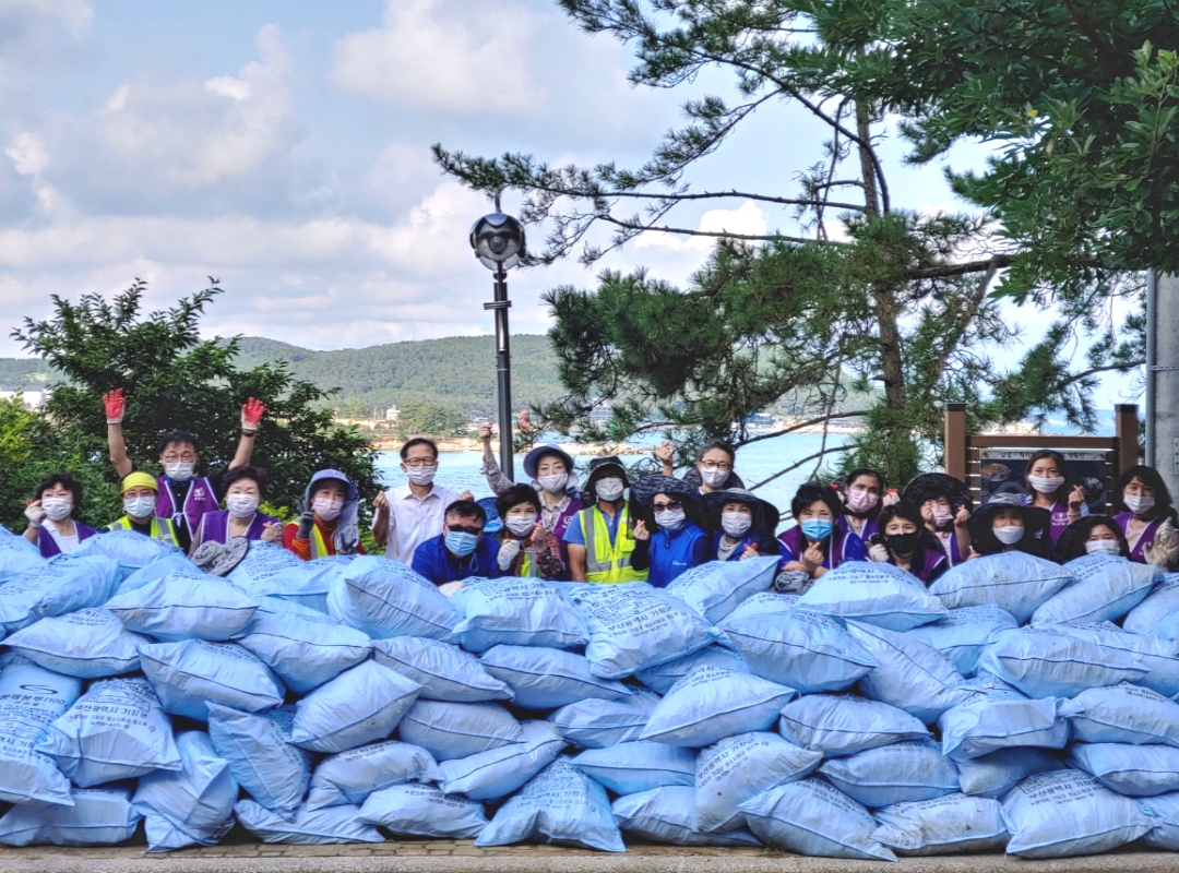 평화통일 | 부산 태풍 피해복구 및 해양쓰레기 수거 봉사