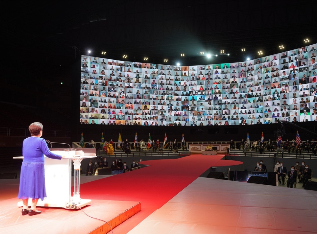 ﻿평화통일 | 제3회 신통일세계 안착을 위한 100만 희망전진대회 개최